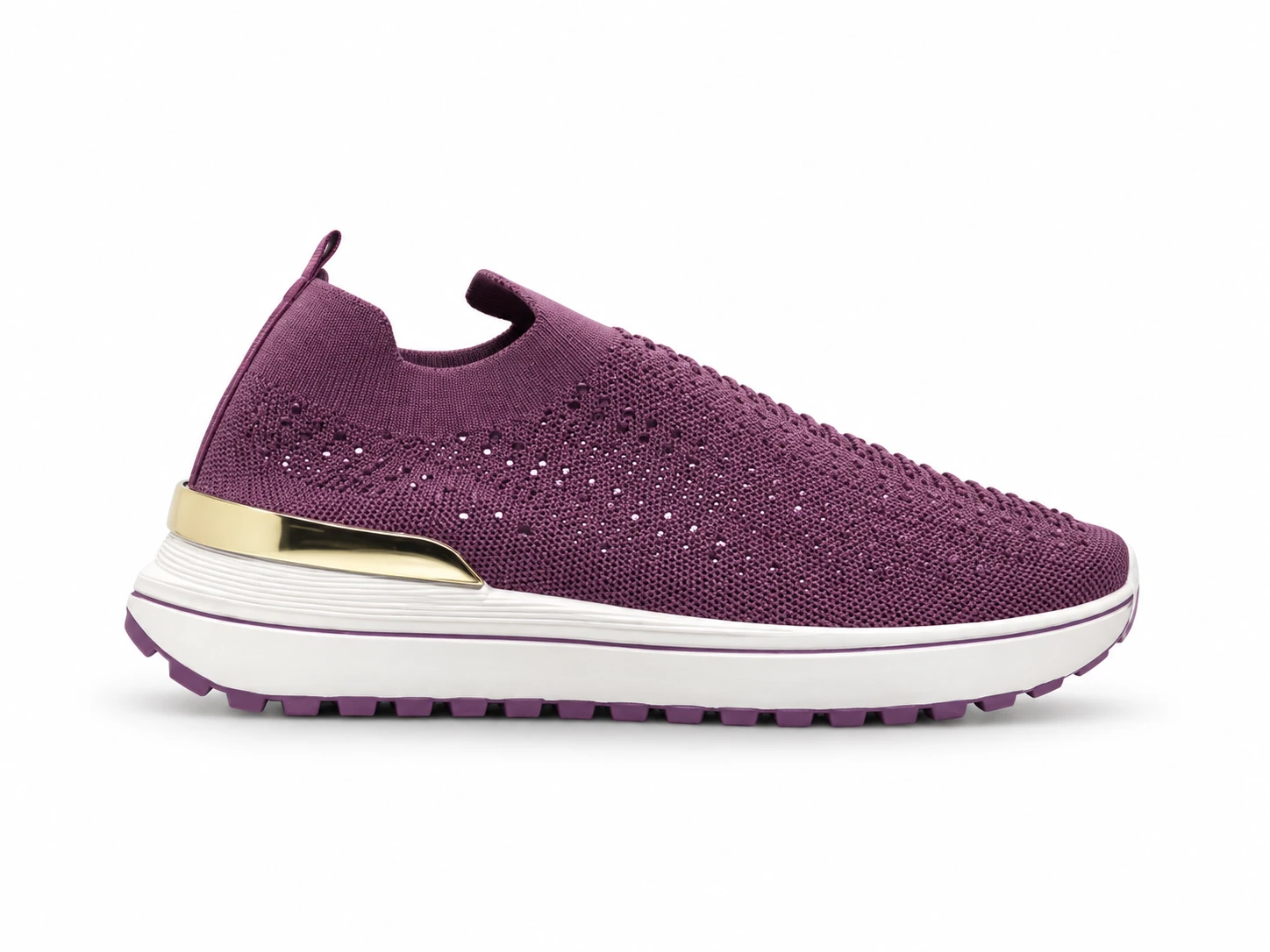 (N004 PR) Purple Knit Sneaker
